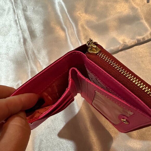 New DKNY Red Leather Zipper Wallet, (NWOT) - Picture 10 of 12